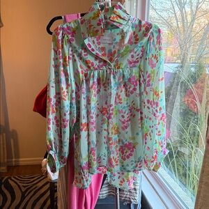 Adrienne Multicolor Floral Blouse